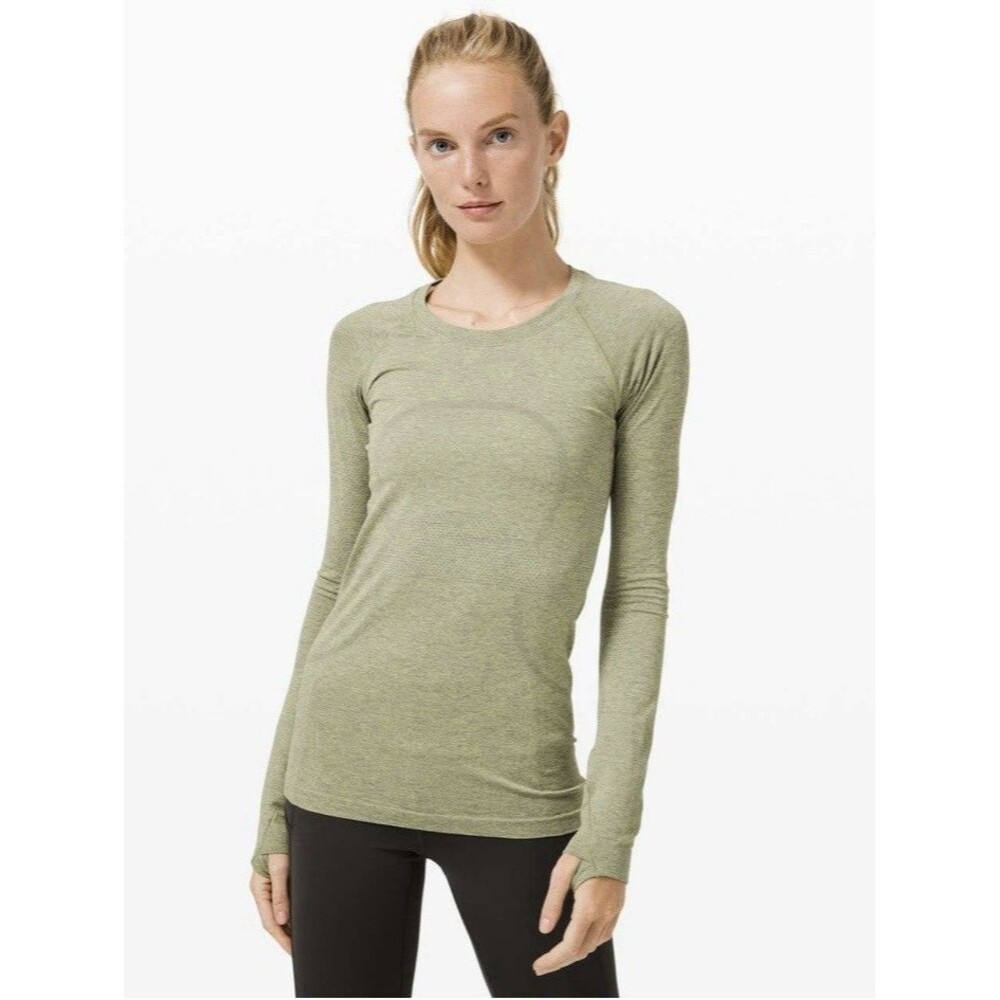 Lululemon Women’s Swiftly Tech Long Sleeve Shirt Sz 8 Lemon Vibe